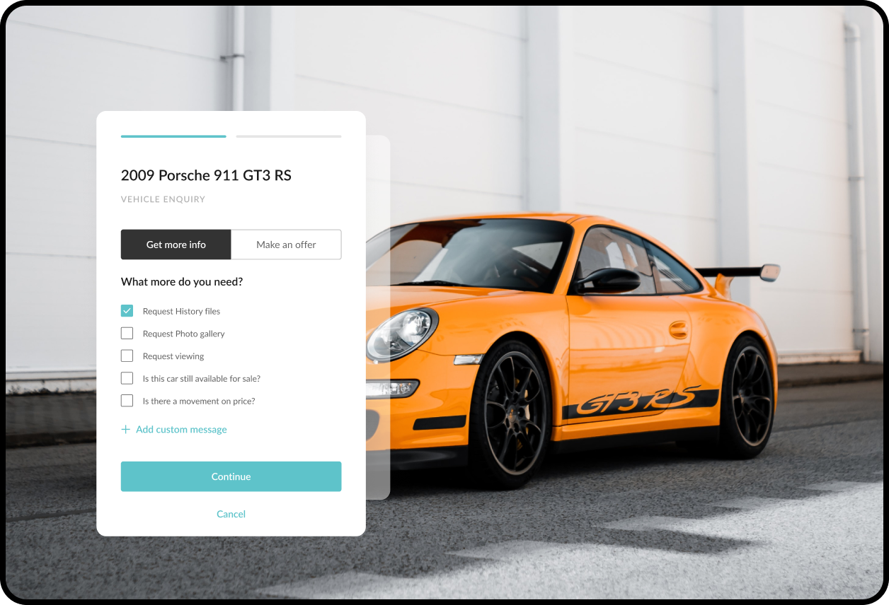 Showroom - Transparency - Desktop application image 
