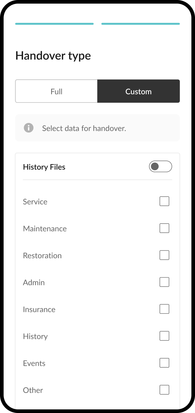 Handover - Application - Mobile app image