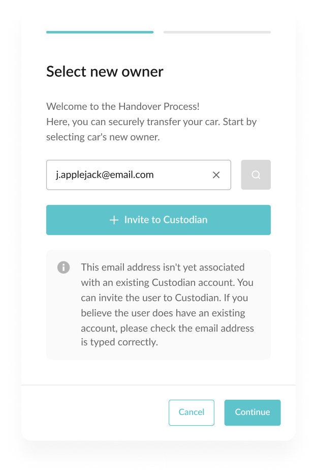 Handover - Application - Supportive app element image