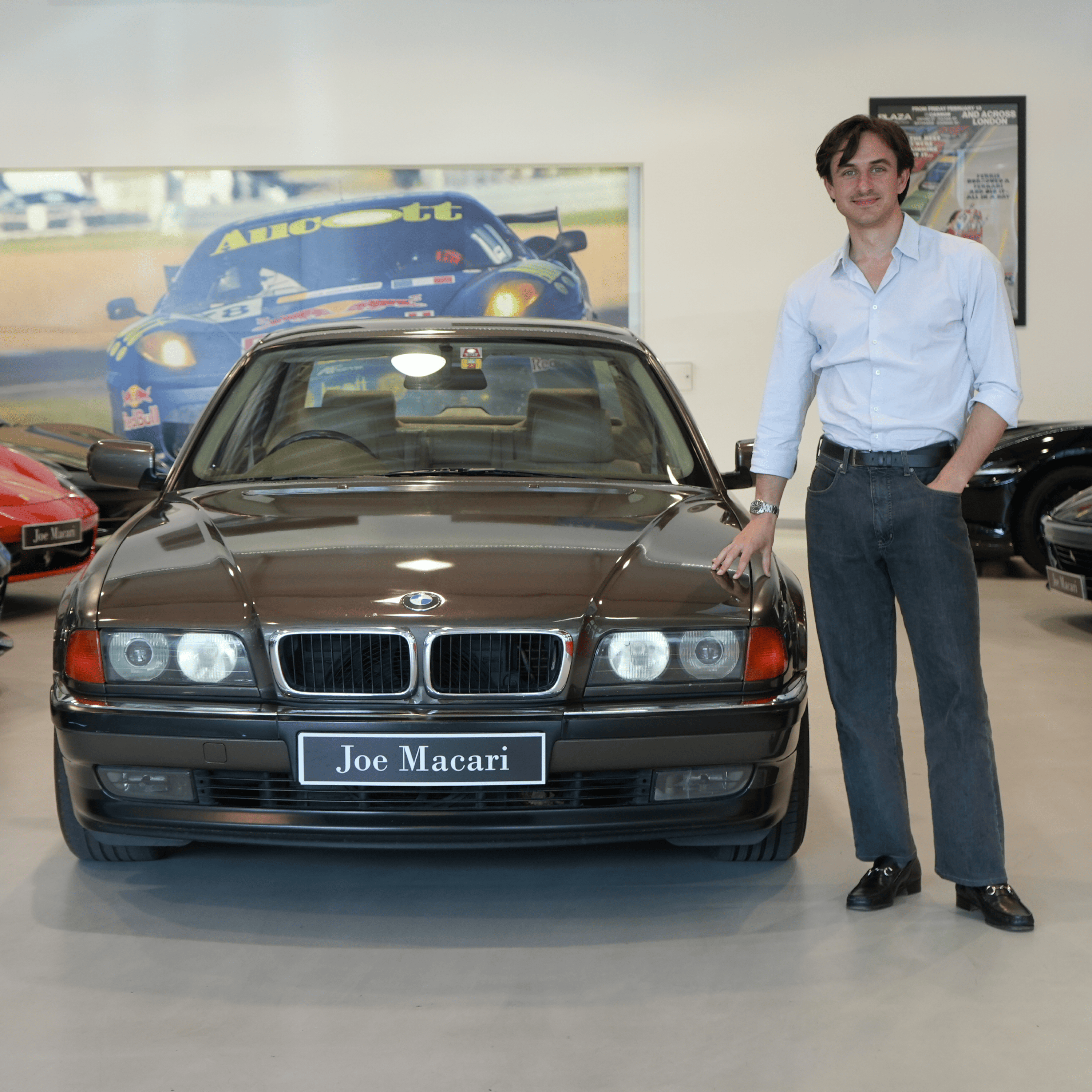 Mike next to BMW at Joe Macari