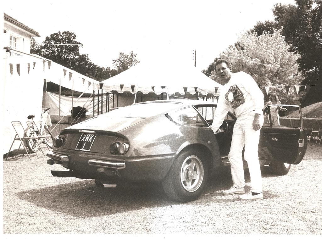 Michael Scott with Ferrari Daytona.