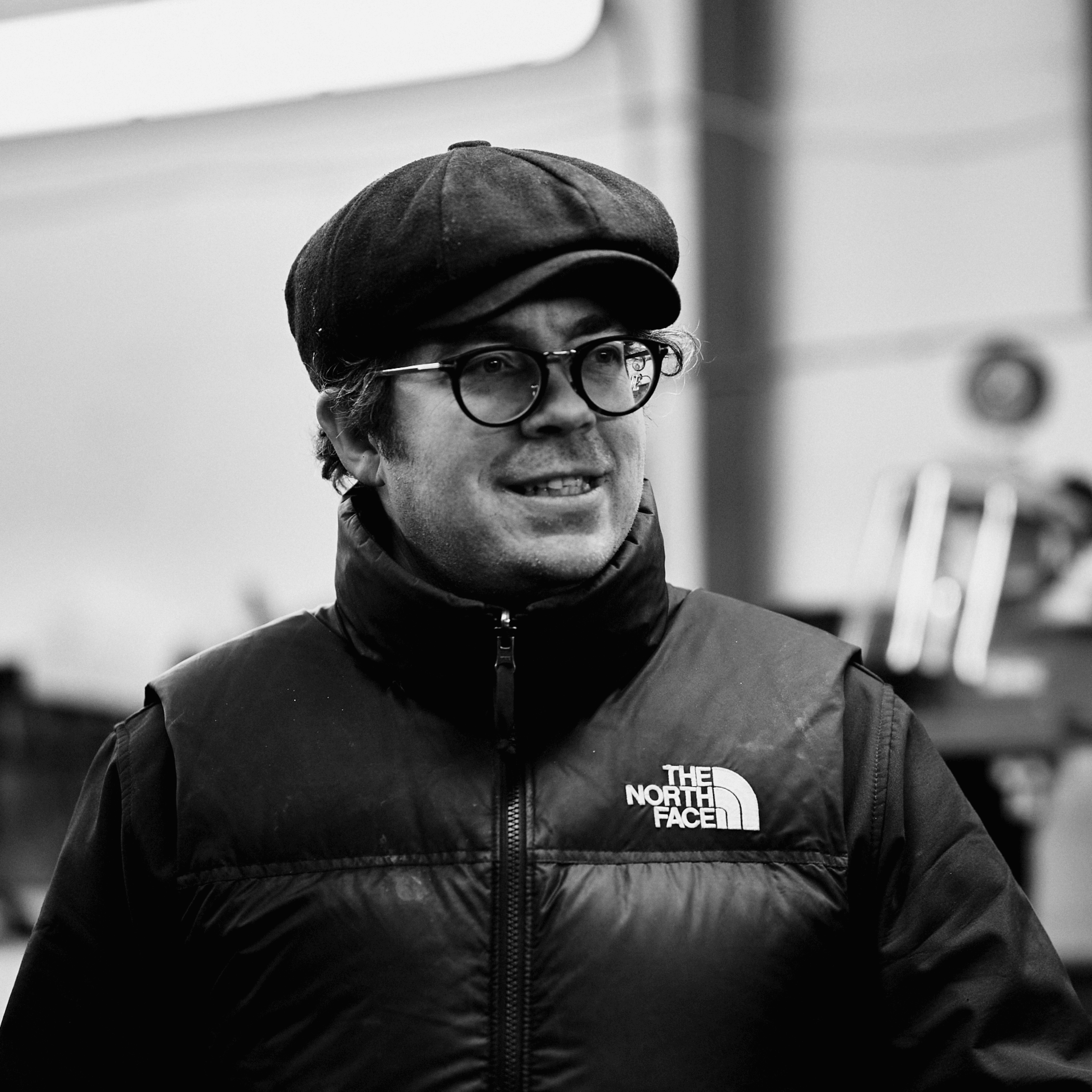 Walter Heale in workshop